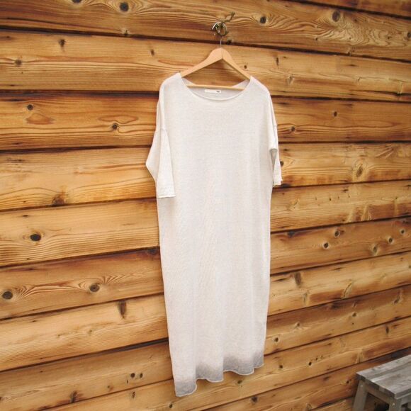 Evam Eva Knit Linen Dress - Picture 2 of 8